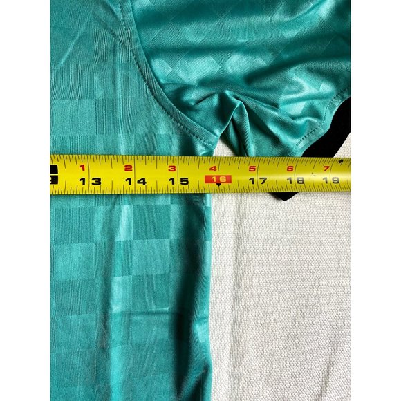 Umbro Check Diamond Performance Short Sleeve Shirt Mint Green/Black Size… - Picture 6 of 9